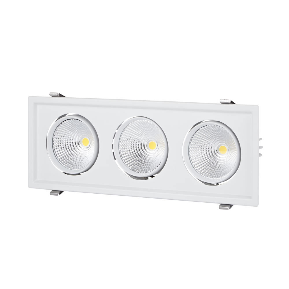 Biard Conjunto con Focos Triples Orientables de 90W