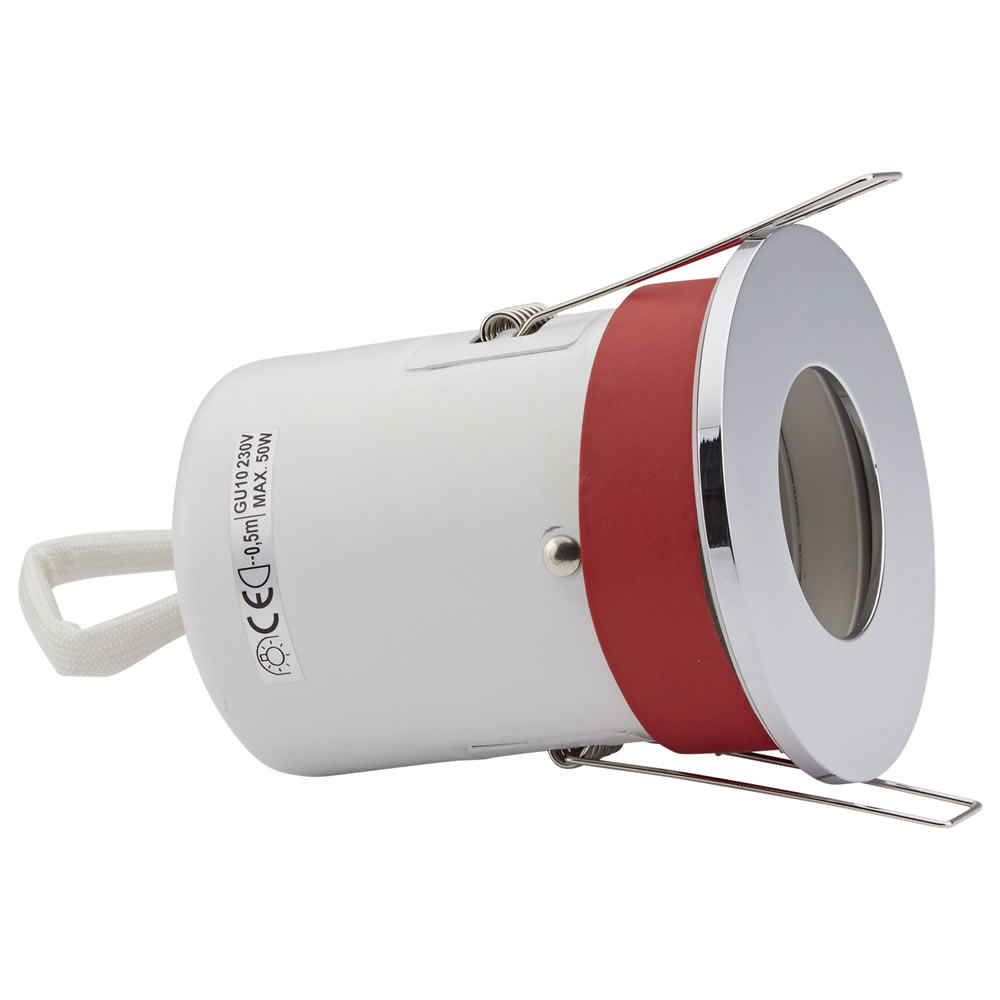Biard Foco Downlight Empotrable de Techo Clasificación Ignífuga GU10 con Bisel Redondo Disponible en 3 Colores