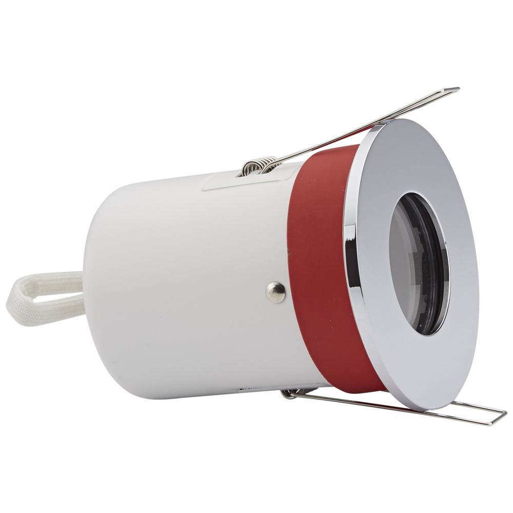 Biard Foco Downlight Empotrable de Techo Clasifícación Ignífuga GU10 IP65 con Bisel Redondo Disponible en 3 Colores
