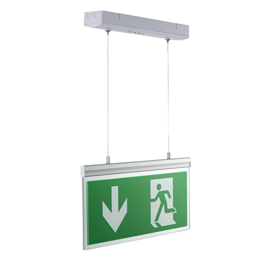 Biard Señal de Salida de Emergencia Doble con luz LED 2,8 W