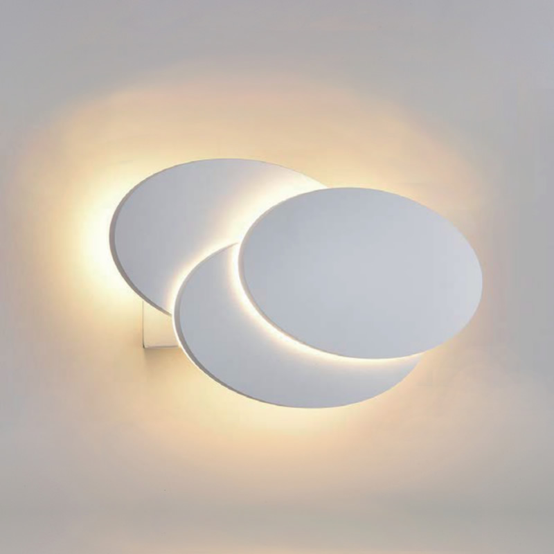 Biard Aplique LED Redondo Retroiluminado para Interiores Blanco - Piran