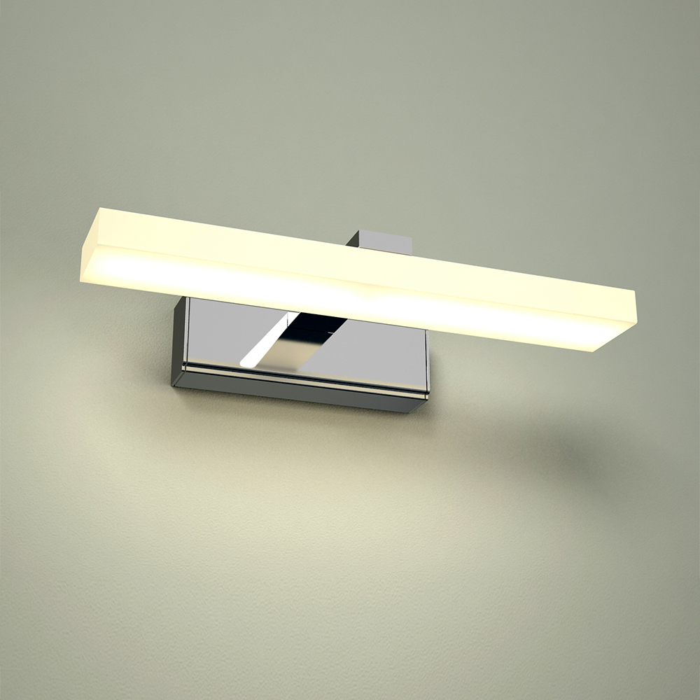 Aplique LED IP44 de Aluminio con Acabado Cromado para Espejo - Ladoga