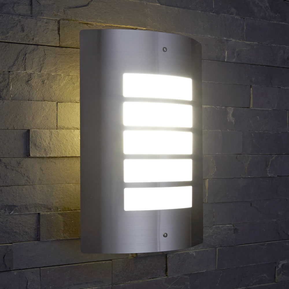 Apliqué de Pared Exterior con Estructura en Acero Inoxidable - Orleans