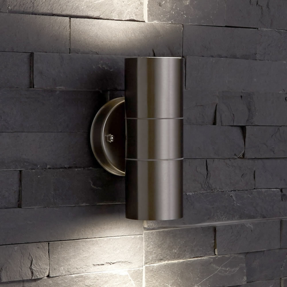 Biard Apliqué Bidireccional de Pared Exterior Realizado de Acero Inoxidable - Le Mans