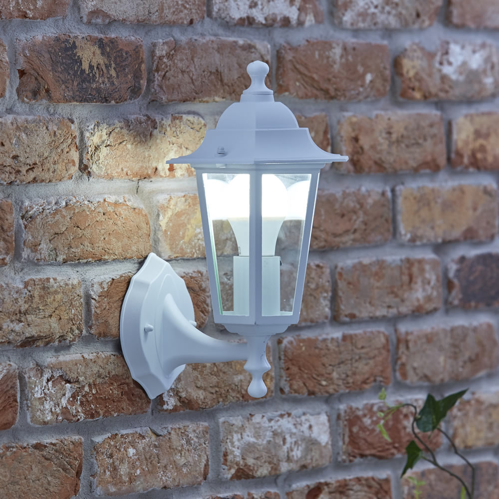 Biard Farol Apliqué Tradicional de Color Blanco para Paredes Exteriores - Cannes