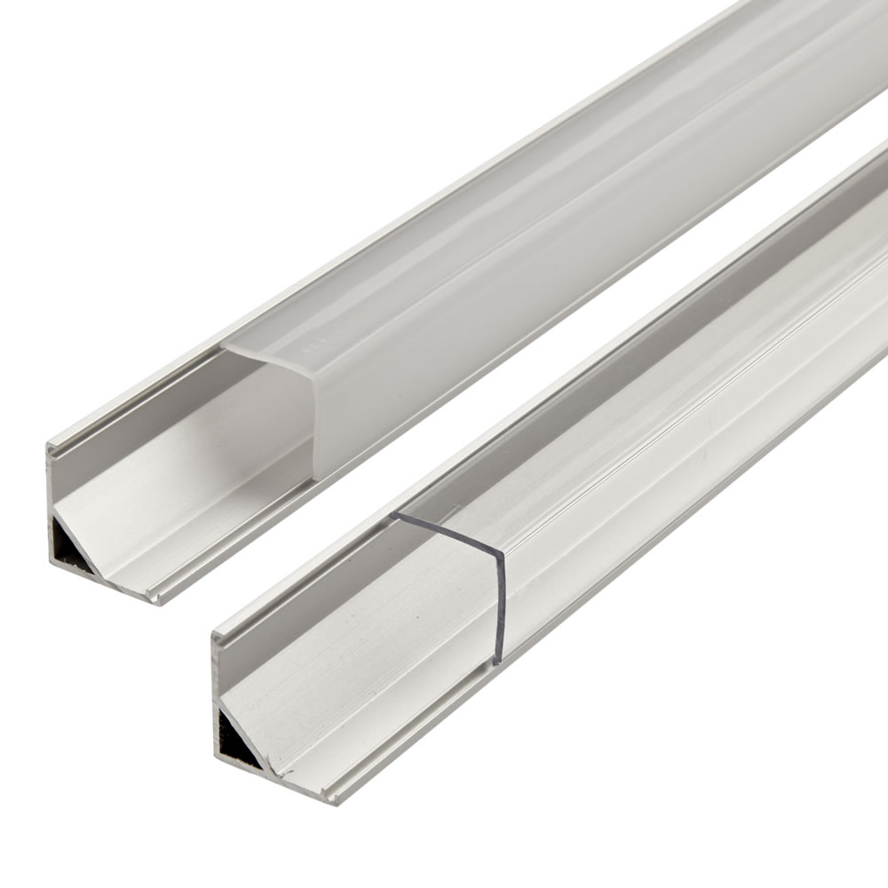 Biard Perfil de Superficie en Aluminio Blanco para Tiras LED 100cm