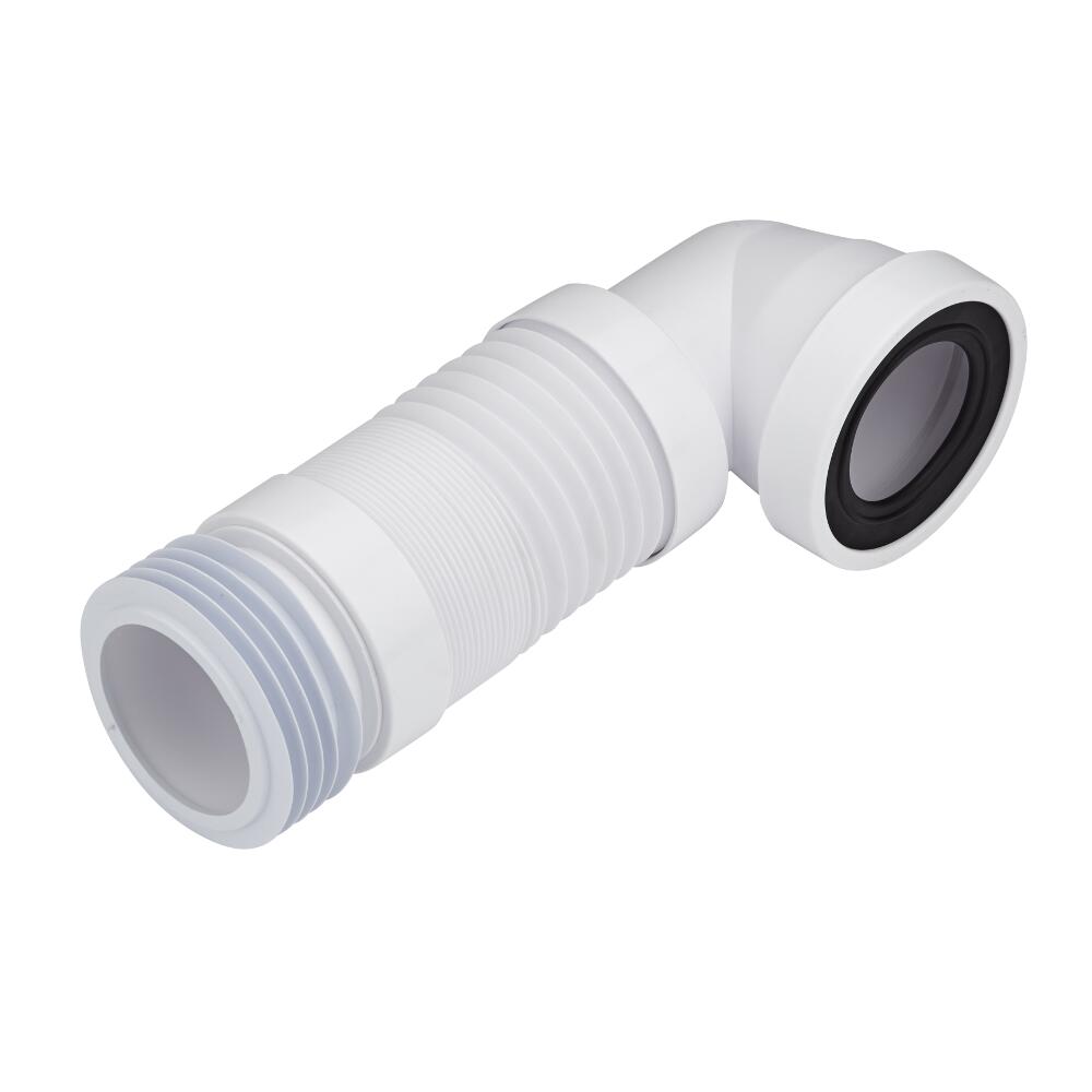 Codo de Evacuación para Inodoro Manguito Flexible para Inodoro WC a Suelo Ø110mm Propileno McAlpine