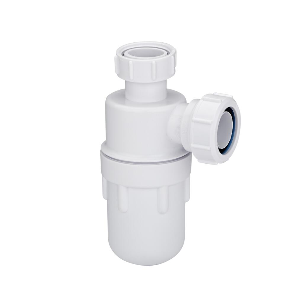 Sifón Botella para Lavabo 75mm de 1” ¼ Propileno Blanco McAlpine