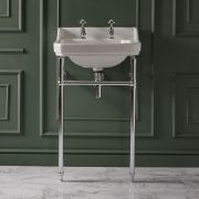 Lavabo con Consola Tradicional Richmond - Disponible en Distintas Medidas y Distintos Acabados