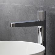 Grifo Mezclador Monoforo Moderno Alto con Botón a Presión - Disponible en Distintos Acabados – Idro