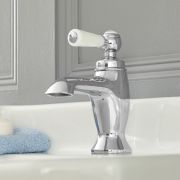 Hudson Reed Elizabeth - Grifo Mezclador Tradicional para Lavabo con Manija a Palanca - Disponible en Distintos Acabados