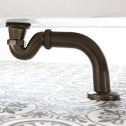Sifón para Bañera Tradicional con Tubo de Salida - Disponible en Distintos Acabados - Elizabeth