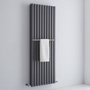 Barra Porta Toallas para Radiadores Verticales - Acabado Cromado - Disponible en Selección de Medidas - Revive