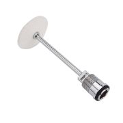 Desviador de Flujo para Radiador con Tuerca y Entrada de 3/4" - Cromo