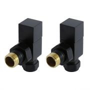 Llaves para Radiador Modernas Cuadradas Angulares - Disponibles en Distintos Acabados