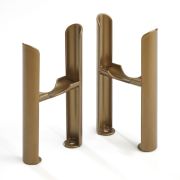 Conjunto de Patas de Soportes para Montaje a Suelo para Radiadores Tradicionales Revive de 3 Columnas - Selección de Colores Metálicos - Regent