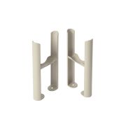 Conjunto de Soportes para Montaje a Suelo con Patas para Radiadores Tradicionales de 3 Columnas - Disponible en Distintos Acabados Neutros - Regent