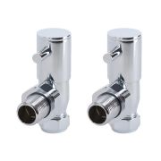 Llaves para Radiador - Cromadas -  Minimalistas Angulares (Par) - Select