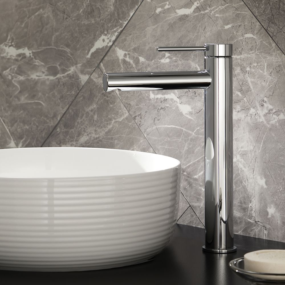 Grifo Mezclador Alto Moderno Para Lavabo Disponible en Distintos