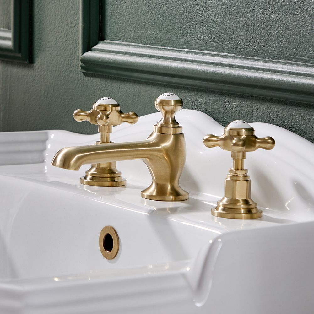 Hansgrohe AXOR Citterio C Mezclador De 3 Agujeros Para Lavabo 125, Con