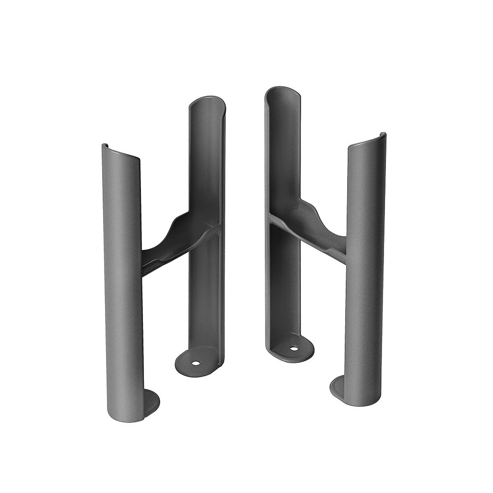 2 pies de radiador de hierro fundido, soporte de suelo de radiador grueso,  soporte fijo vertical, kit de soporte de patas de radiador de montaje en