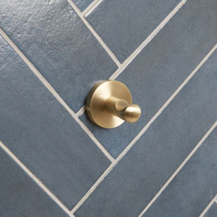 Percha para Batas Moderna - Latón Antiguo - Alama