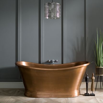 Bañera Exenta de Doble Extremo Tradicional - Cobre Antiguo - Selección de Tamaños - Sienna para Hudson Reed