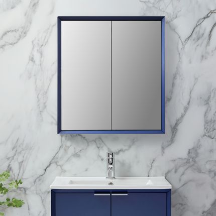 Armario con Espejo Moderno - 600mm x 650mm - Selección de Acabados - Hudson Reed Edge