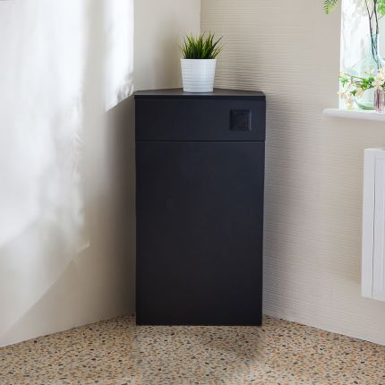 Mueble de WC de Esquina (Sin Inodoro) - Selección de Acabados - Cluo