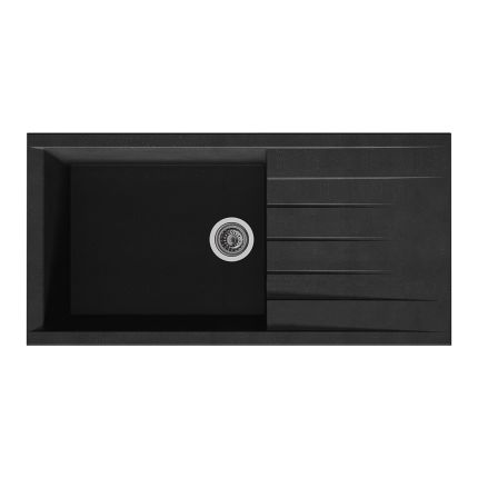 Rocklite Bredon - Fregadero de Cocina de Marterial Compuesto de 1 Seno con Escurridor Reversible - Selección de Acabados