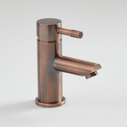 Grifo Mezclador Monoforo Moderno para Lavabo - Bronce Cepillado - Amara