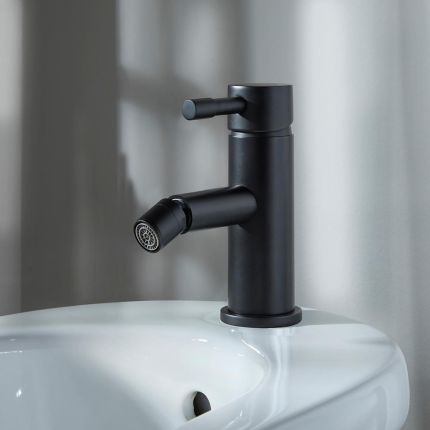 Grifo Mezclador de Bidé Moderno Monoforo Monomando - Negro - Nox