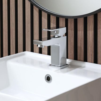 Grifo de Lavabo Monoforo Moderno - Cromado - Kubix