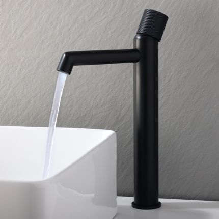 Grifo Mezclador Alto Moderno Para Lavabo  Disponible en Distintos Acabados - Lune