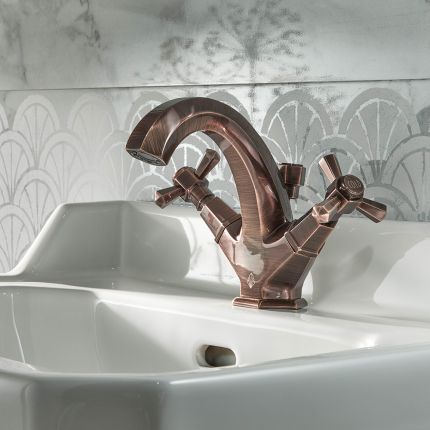 Mezclador para Lavabo Monoforo Art Deco - Selección de Acabados  - Earlham