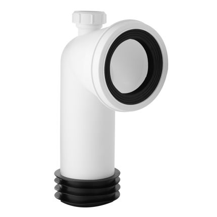 Manguito Conector para WC de 90 Grados con Salida de 32mm - Cranplas