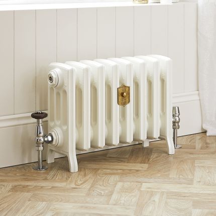 Radiador de Hierro Fundido de 357mm - Acabado Blanco Porcelana - Isabel - Disponible en Distintas Medidas