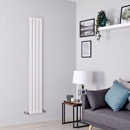 Radiador de Diseño Vertical con Panel Plano Único - Selección de Acabados y Tamaños - Delta