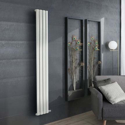 Radiador de Diseño Eléctrico Vertical de Calor Seco de 1784mm - Selección de Acabados, Tamaños y Termostato Wi-Fi - ECOSO Revive Ardus