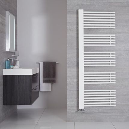 Radiador Toallero de Diseño - 1600mm x 600mm - Blanco - Bosa