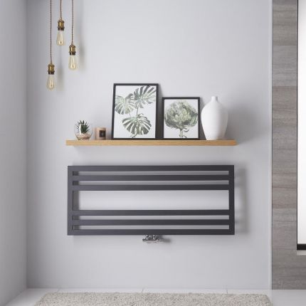 Radiador Toallero de Diseño - 500mm x 1200mm - Antracita - Ponza
