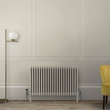 Radiador Tradicional Horizontal con Columnas Triples - Disponible en Distintos Acabados Neutros y Medidas  - Regent