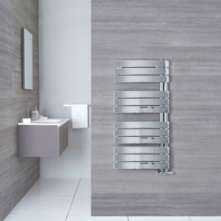 Radiador Toallero - Curvo - 1080mm x 550mm - Cromado - Elgin