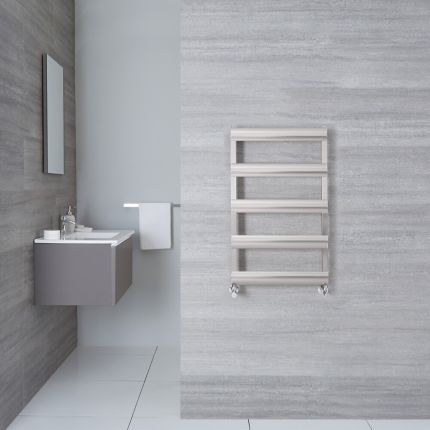 Radiador Toallero - Plano - 790mm x 500mm - Cromado - Gradus