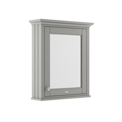 Armario con Espejo - Gris (Storm Grey) - 650mm x 750mm - Old London
