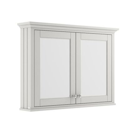 Armario con Espejo - Gris Claro (Timeless Sand) - 1050mm x 750mm - Old London