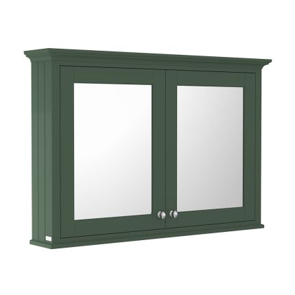 Armario con Espejo - Verde (Hunter Green) - 1050mm x 750mm - Old London