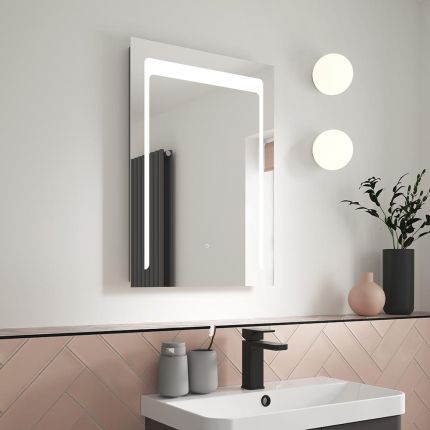 Espejo Iluminado LED 20W - 500mm x 700mm - Hudson Reed