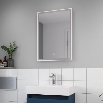 Espejo Iluminado LED 26W - 500mm x 700mm - Hudson Reed