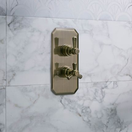 Mezclador de Ducha Termostático Art Deco (1 Salida) - Selección de Acabados - Earlham